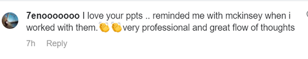 Feedback received by Domont Consulting