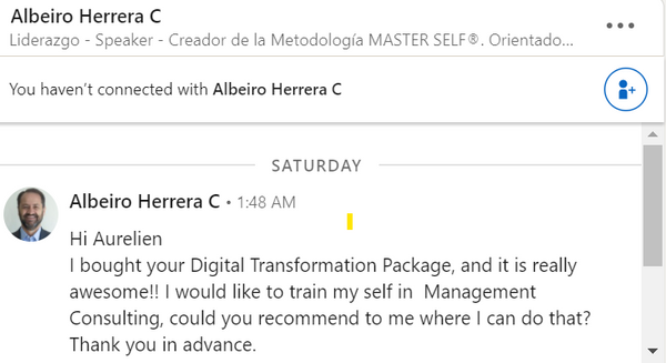 Feedback received by Domont Consulting
