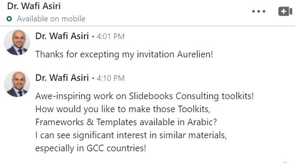 Feedback received by Domont Consulting