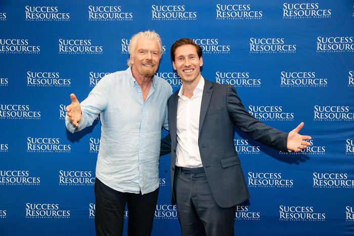 Aurelien Domont with Richard Branson