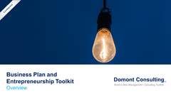 Business Plan and Entrepreneurship Toolkit-Domont Consulting