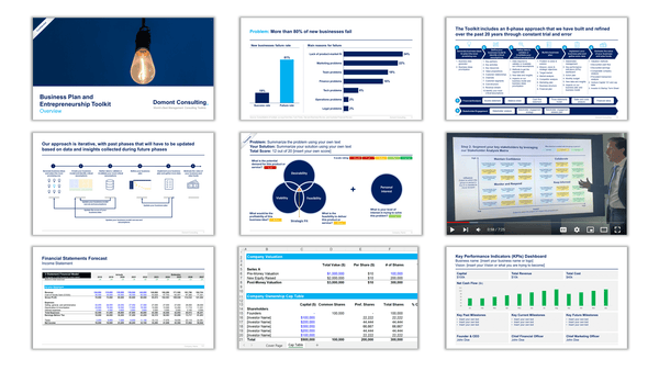 Business Plan and Entrepreneurship Toolkit-Domont Consulting