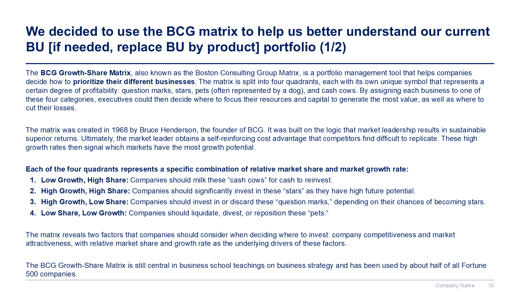 Corporate/Business Strategy & Strategic Planning Toolkit | Ex-McKinsey