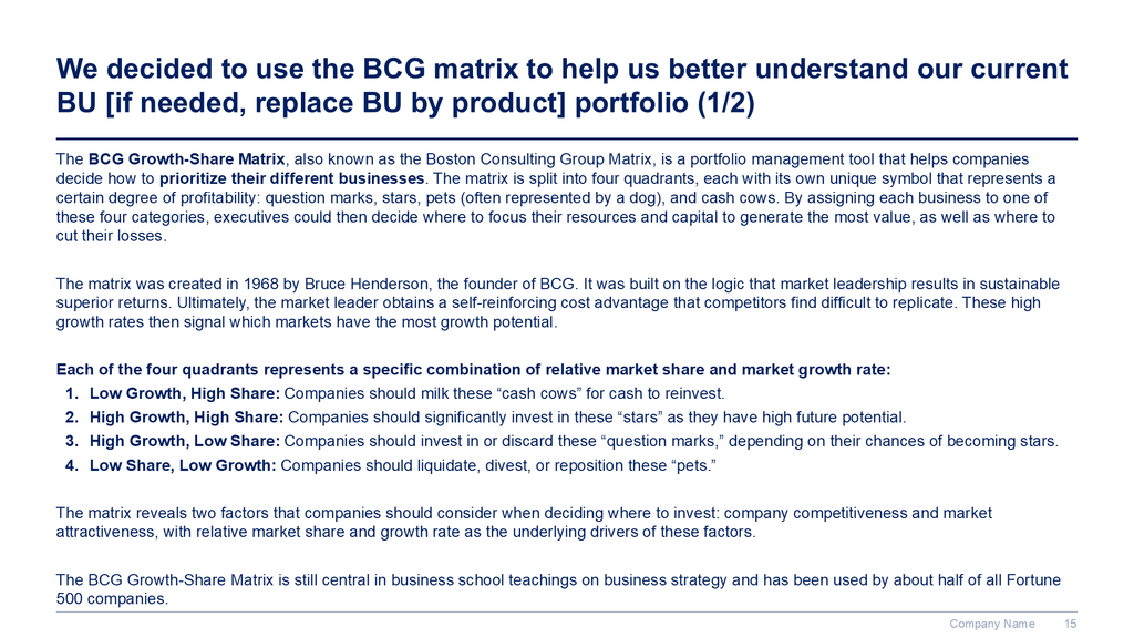 Corporate/Business Strategy and Strategic Planning Toolkit