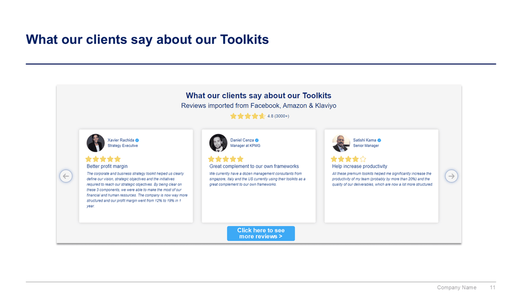 Executive Dashboard Toolkit