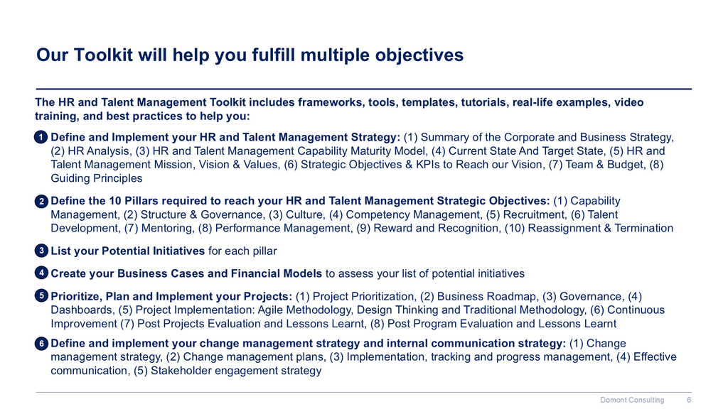 Human Resources & Talent Management Toolkit-Domont Consulting