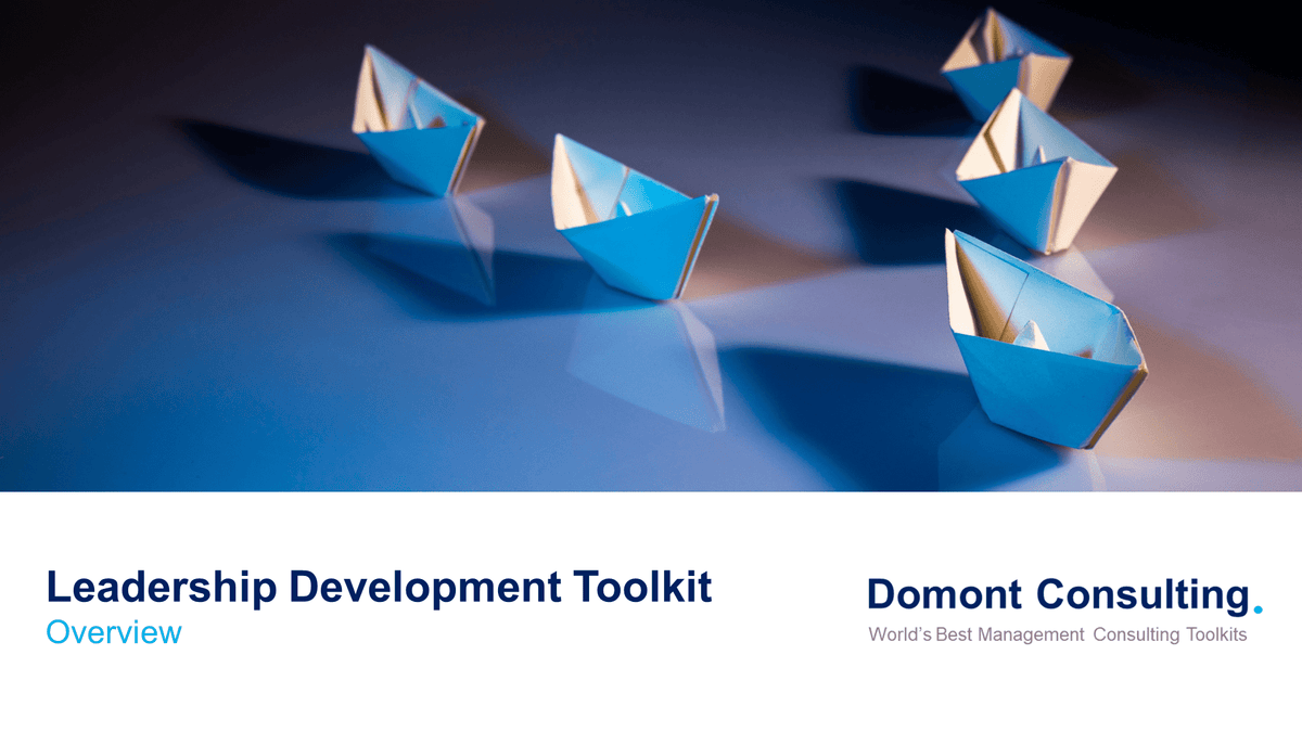 Leadership Development Toolkit | By ex-McKinsey Consultants