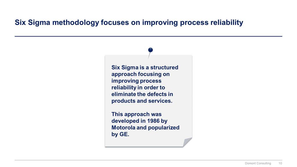 Lean 6 Sigma Toolkit-Domont Consulting