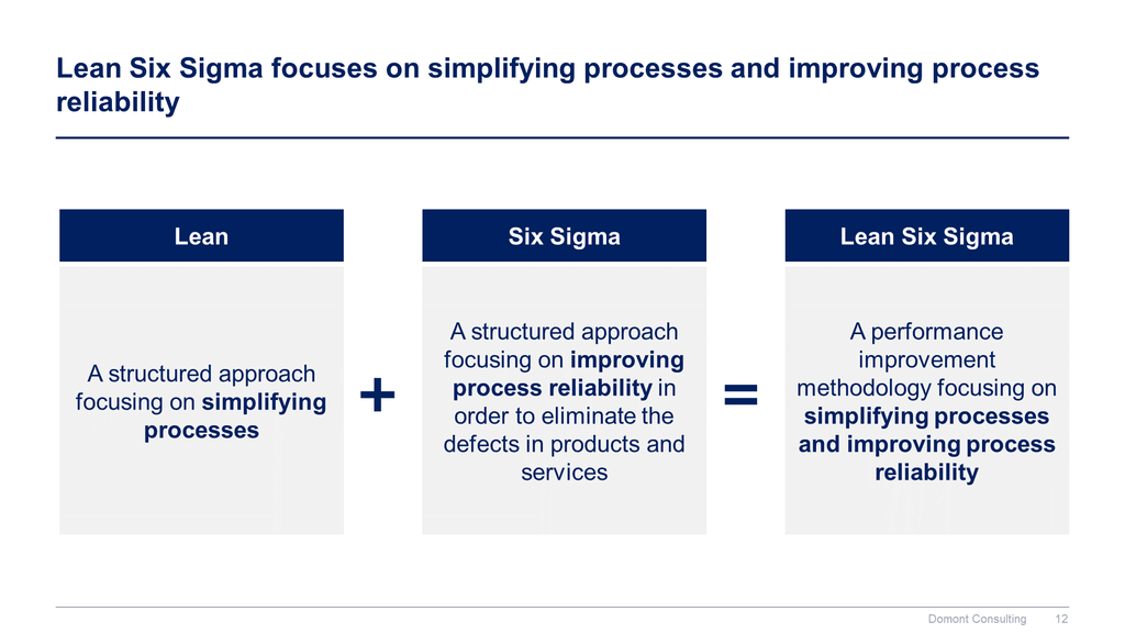 Lean 6 Sigma Toolkit-Domont Consulting