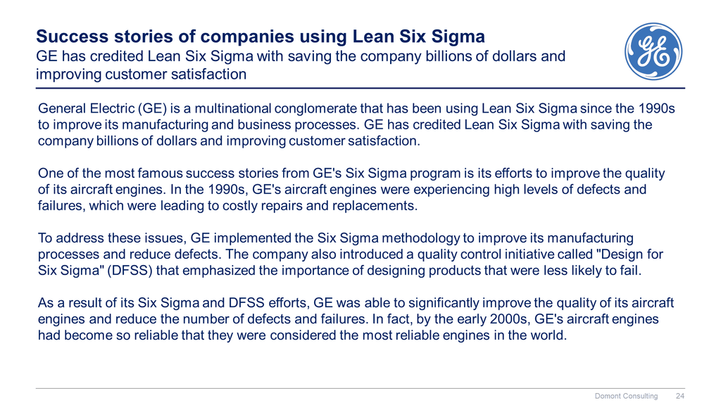 Lean 6 Sigma Toolkit-Domont Consulting