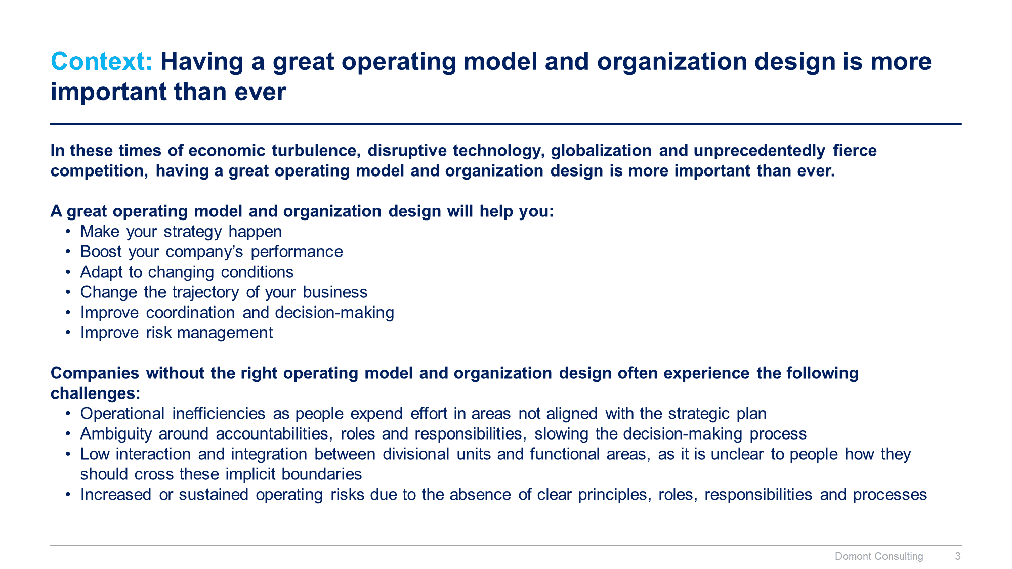 Operating Model & Organization Design Toolkit | By ex-McKinsey