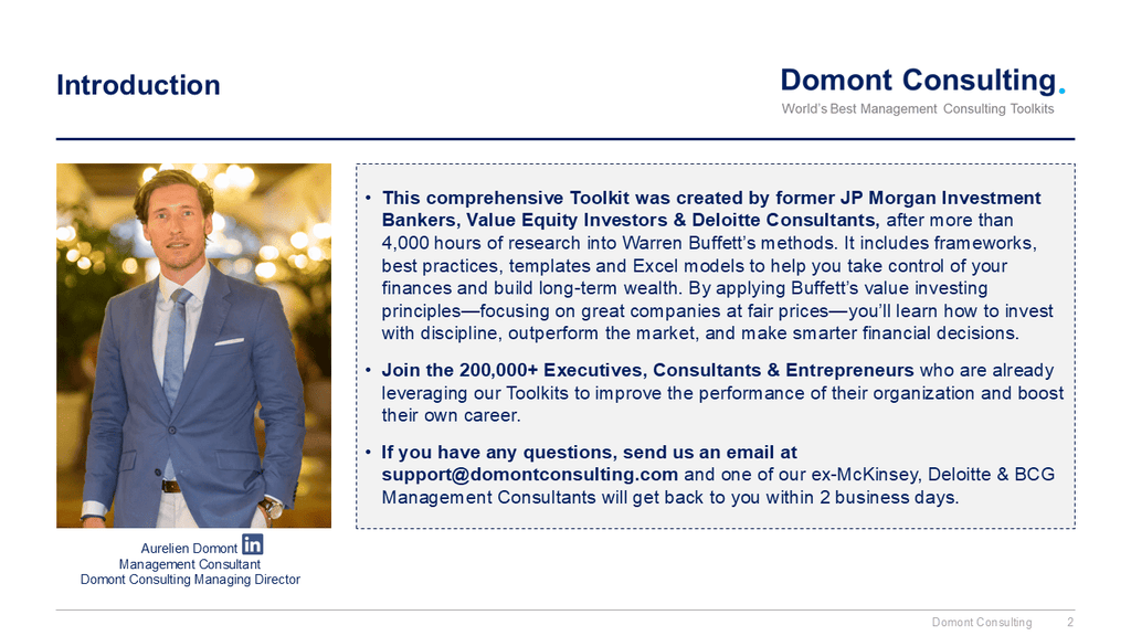 Personal Finance & Warren Buffett Investing Strategy Toolkit