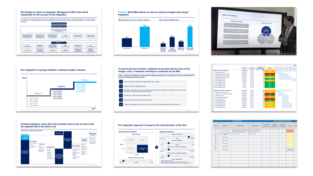 Post Merger Integration Toolkit