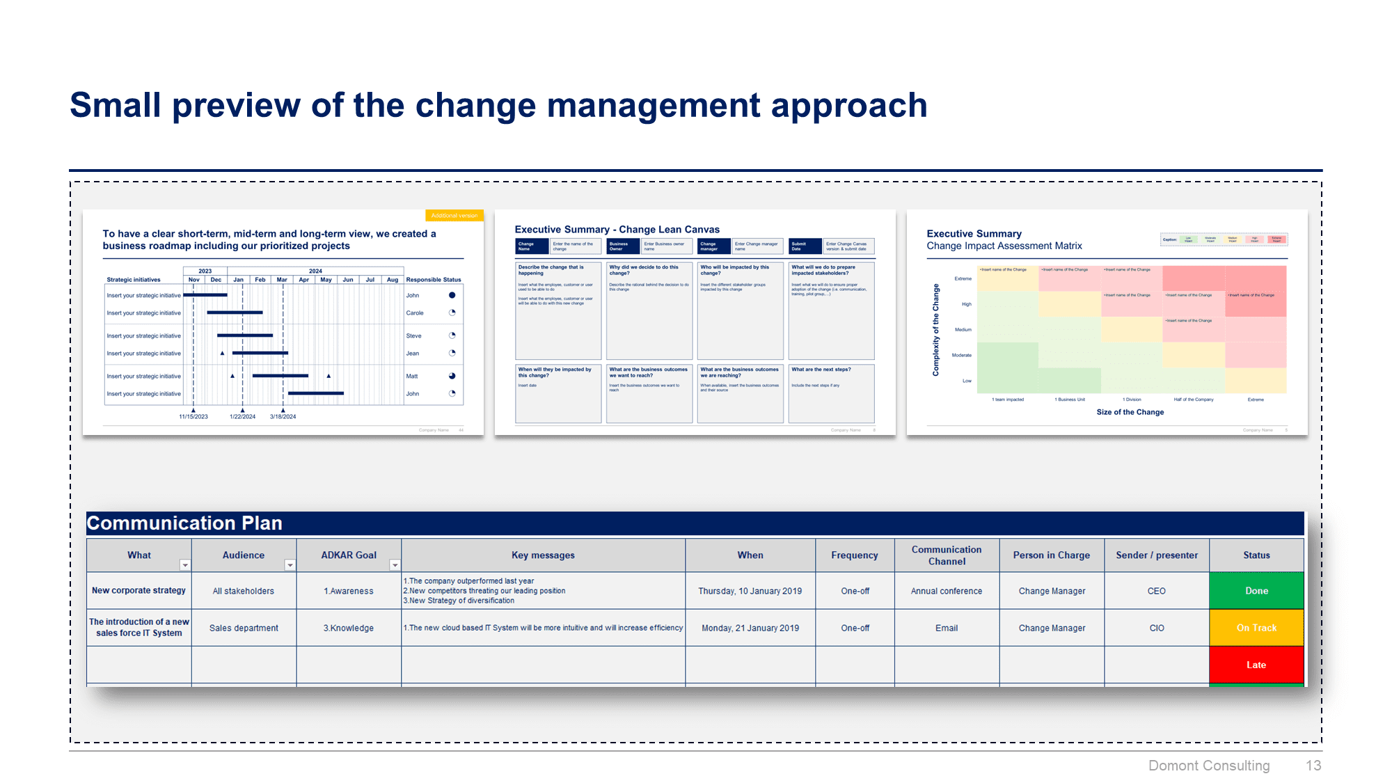 Program Toolkit Program, Project and Change Management Toolkit | By ex-McKinsey