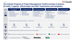 Claude Program & Project Management Toolkit