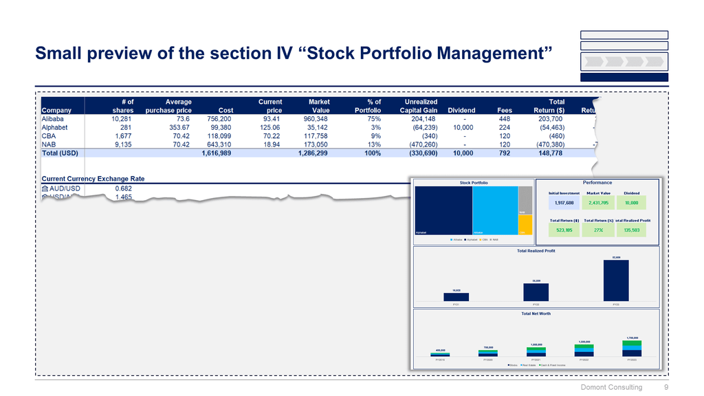 Warren Buffet Value Investing Strategy Toolkit-Domont Consulting